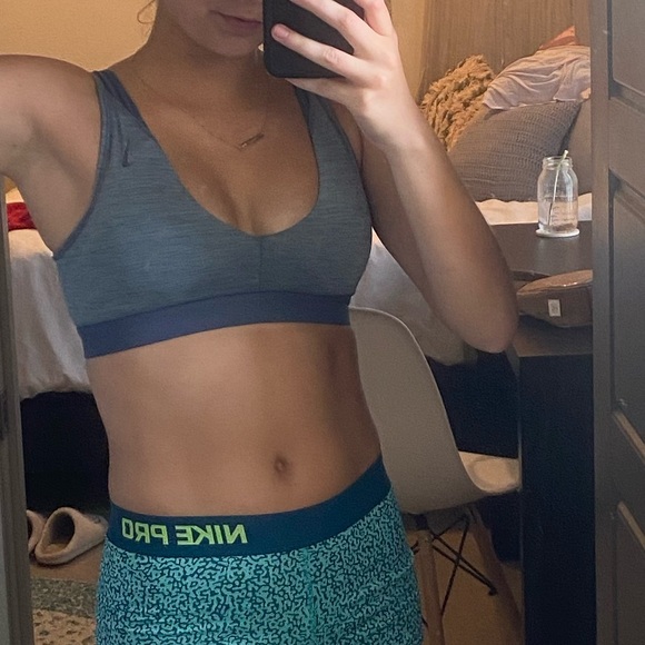 Nike Tops - NIKE Women's Blue Sports Bra